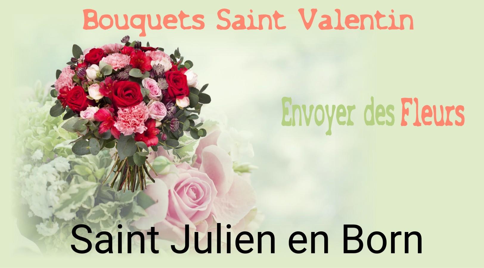 Roses de Saint-Valentin livrées à Saint-Julien-en-Born